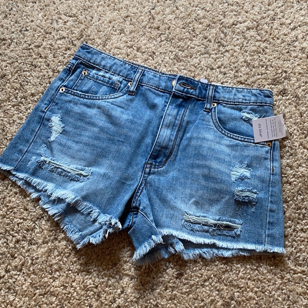 NWT STS Blue High‑Rise Layne Shorts – Size 27 | High‑Rise Denim Shorts | Summer